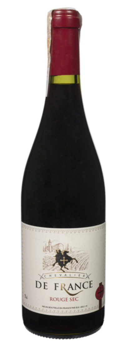 Вино Chevalier de France Rouge Sec сухе червоне 11% 0.75 л